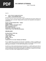 Performa Invoice Sample | PDF