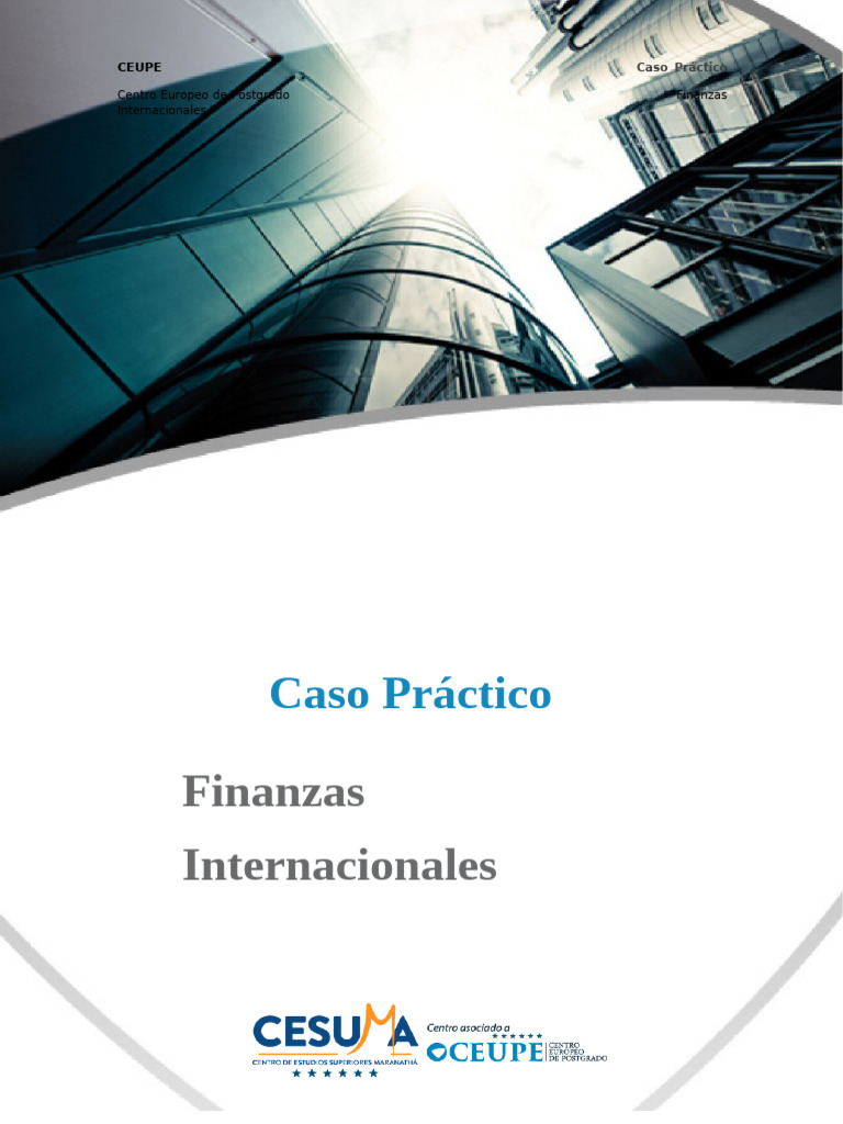 Estrategias de Finanzas Internacionales | PDF | Interés | Tipo de cambio