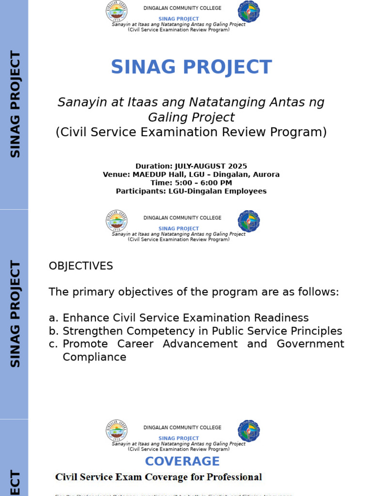 Civil Service Exam Review Program | PDF | Qualifications