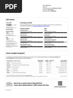 SAT Practice Test #1 Answer Key | PDF | Tests | Standardized Tests