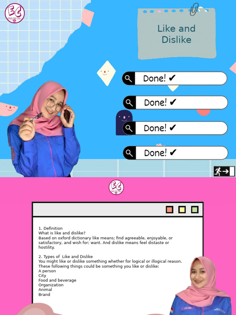 Understanding Likes and Dislikes | PDF