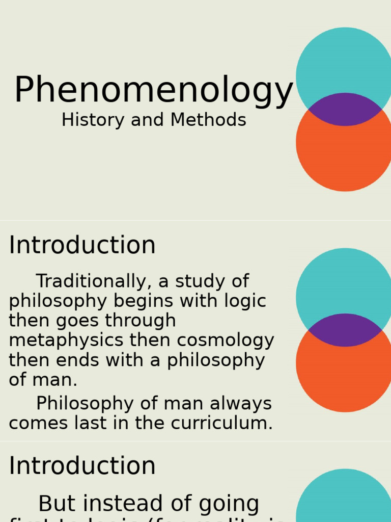 Understanding Phenomenology Basics | PDF | Edmund Husserl ...