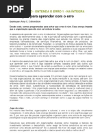 Estratégias para aprender com o erro