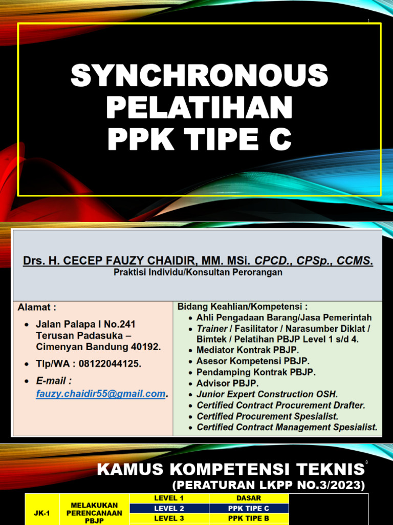 Synchronous PPK Tipe C | PDF