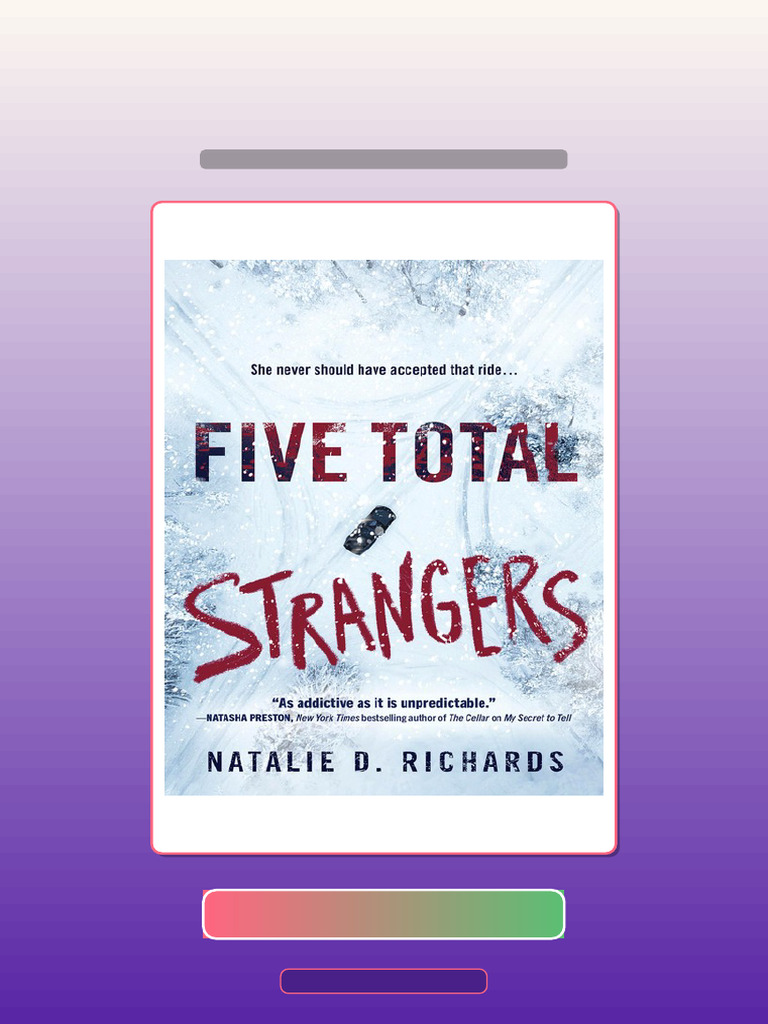 Real Test Bank Five Total Strangers Natalie D Richards Digital Bundle ...
