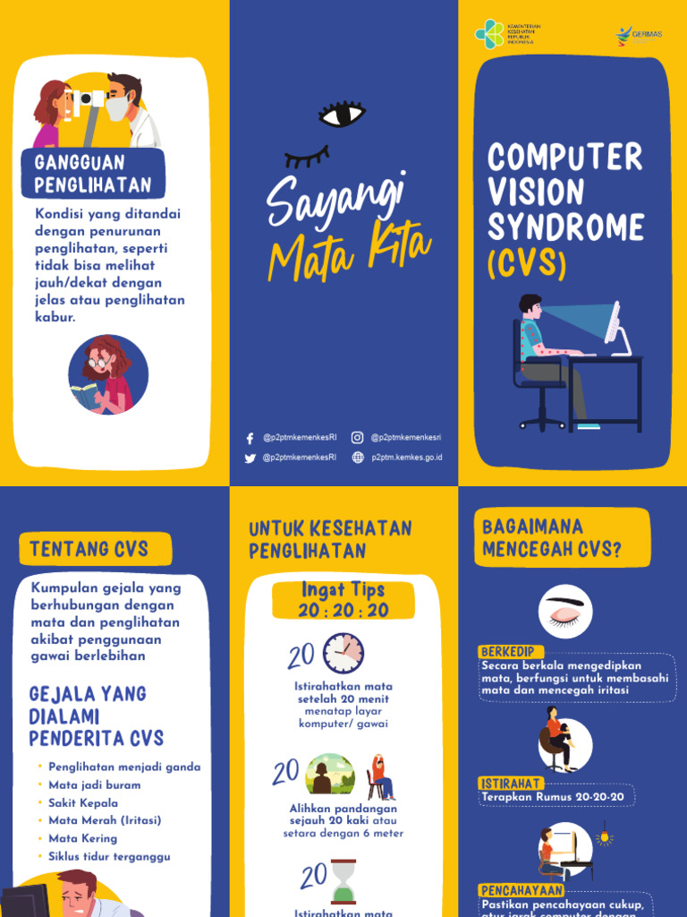 Cegah Computer Vision Syndrome (CVS) | PDF