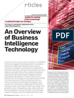 An Overview of Business Intelligence Technology