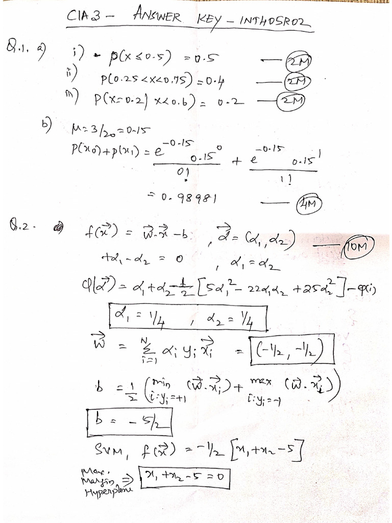 CIA 3 Answer Key - 250505 - 140800 | PDF