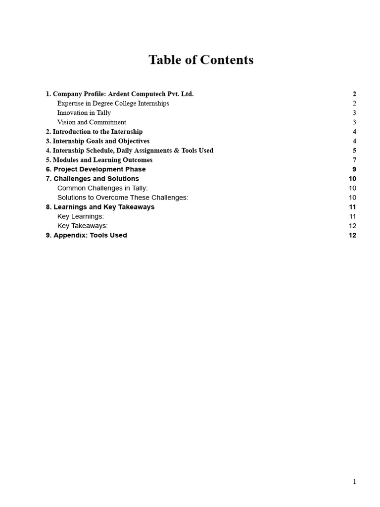 Tally Internship Program Overview | PDF | Debits And Credits | Business