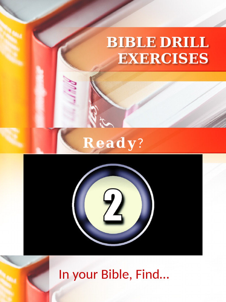 Bible Drill | PDF
