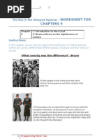 Download The Boy in the Striped Pyjamas - Chap 9 Worksheet by Pyjamasunite SN88656965 doc pdf
