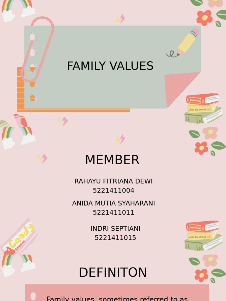 Understanding Family Values in Culture | PDF | Family | Adolescence