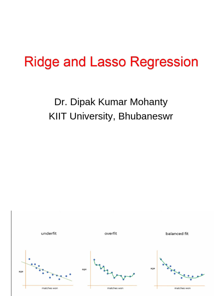 Ridge vs Lasso Regression Explained | PDF