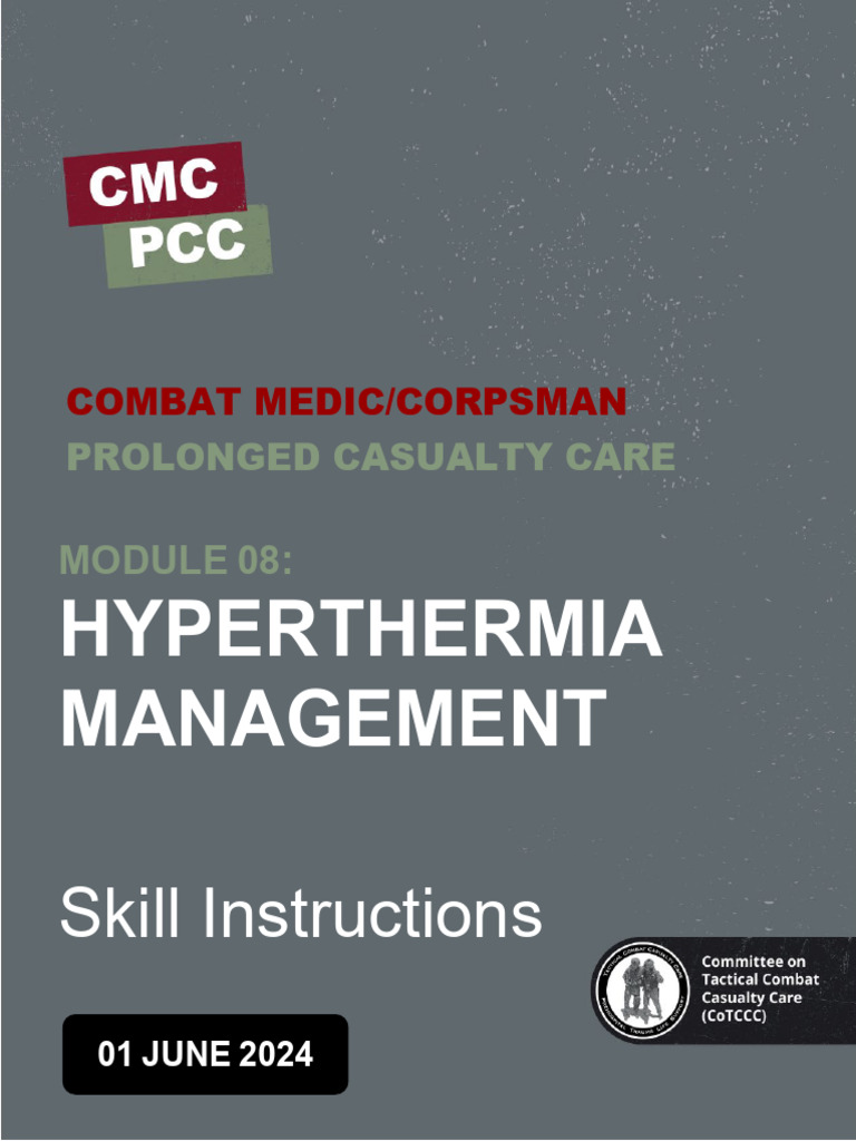 Hyperthermia Management for Medics | PDF | Thermometer