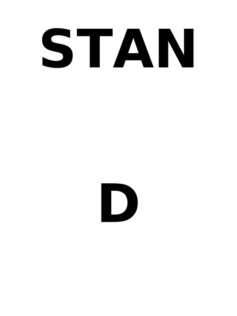 Stand | PDF
