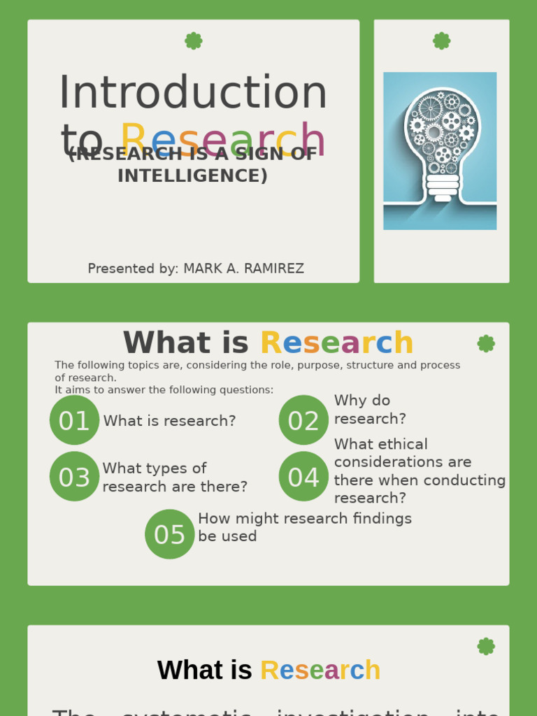 Importance of Research in Knowledge Expansion | PDF | Quantitative ...