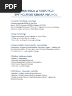 Umushinga w'Ubworozi bw'Ingurube | PDF