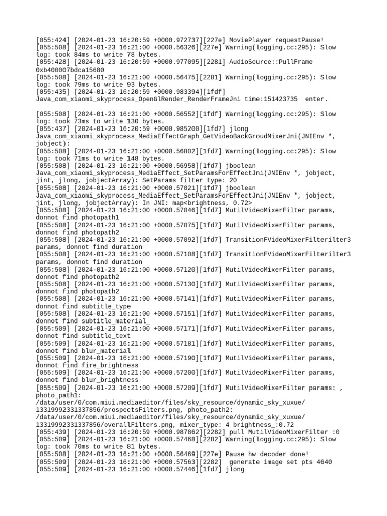 Xiaomi Media Player Log Analysis | PDF | Computing | Computer Data