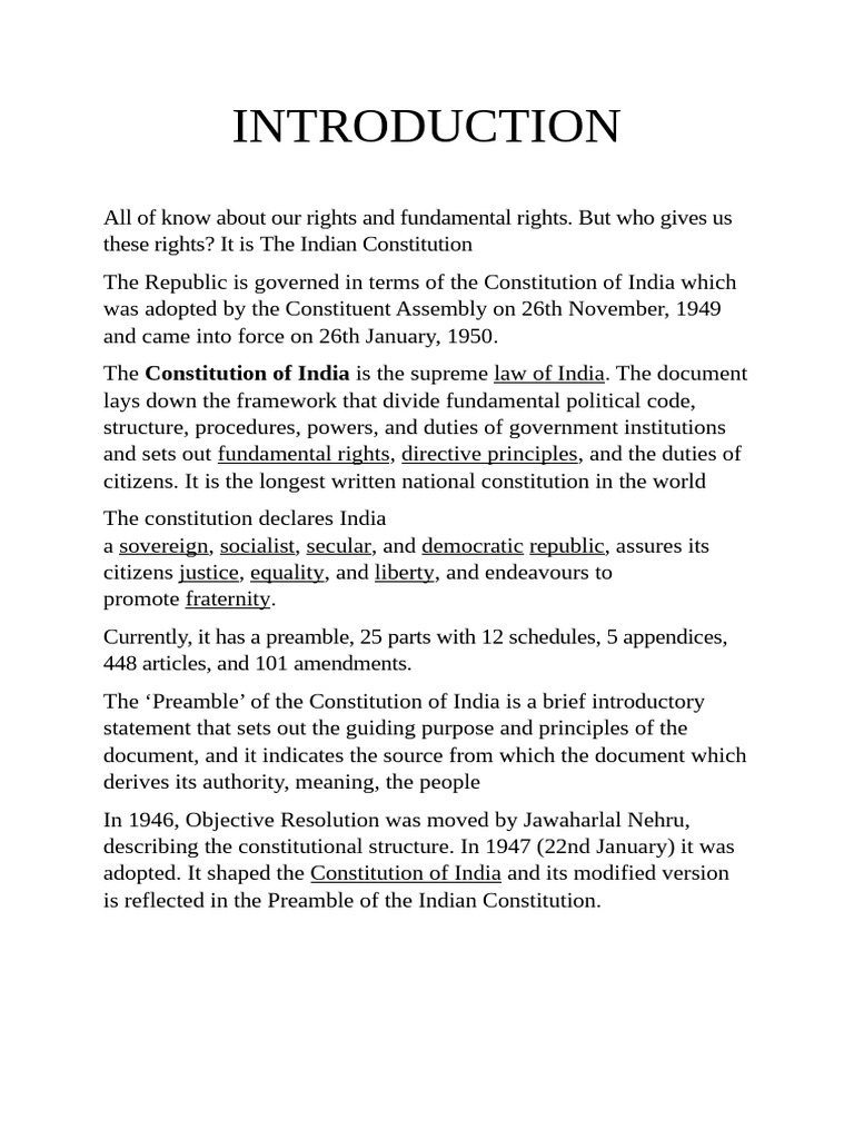 Constitution | PDF