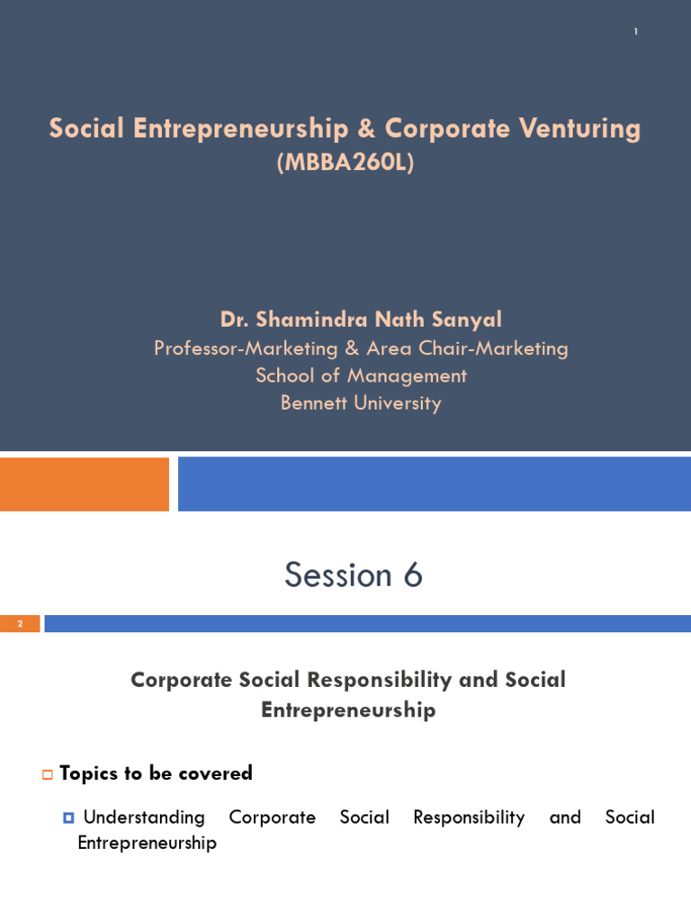 Se 6 | PDF | Corporate Social Responsibility | Economies