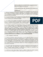 Instructivo para la elaboración del informe de pasantías