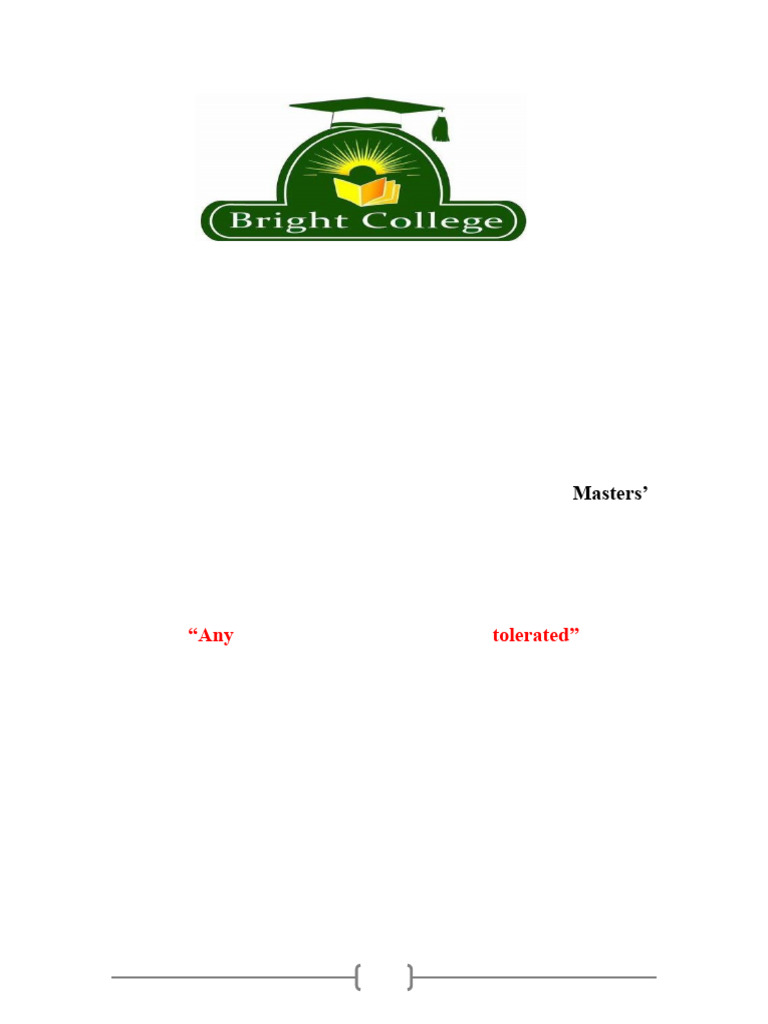 Thesis Writing Guidelines for Masters | PDF | Methodology | Survey ...