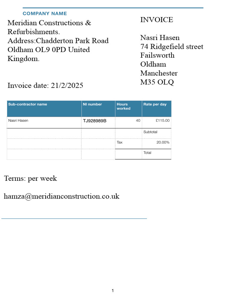 Invoice 2 | PDF