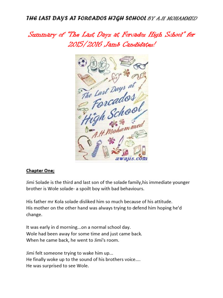 Summary of Forcados High School | PDF