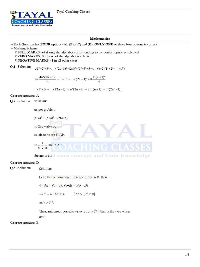 Answer Key Level 1 New PDF | PDF