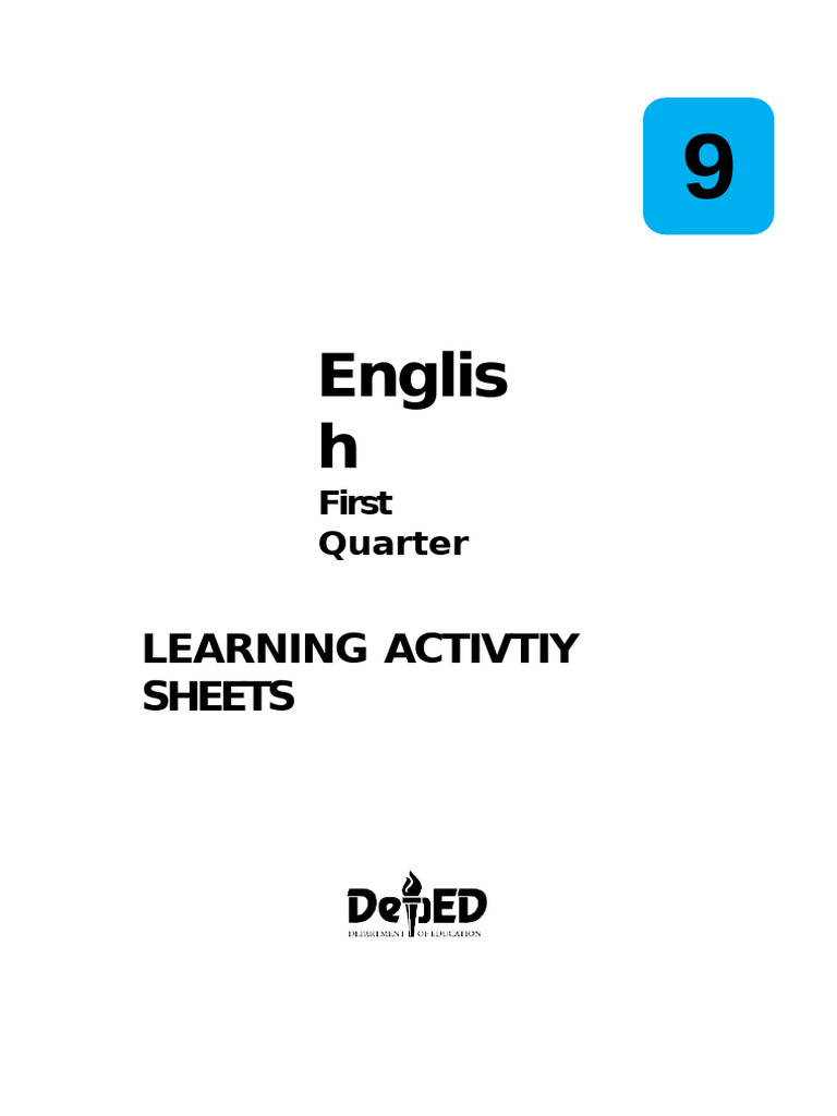 Grade 9 English Laspdf | PDF | Helen Keller | Human Communication