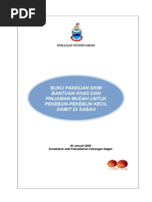 Buku Panduan Skim Bantuan Khas Pinjaman Sawit Pdf