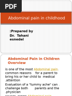 RCH Guidelines: Pediatric Abdominal Pain | PDF | Pain | Constipation