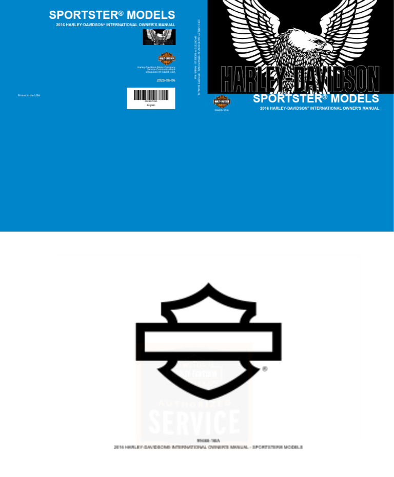 2016 Harley-Davidson Sportster Manual | PDF | Anti Lock Braking