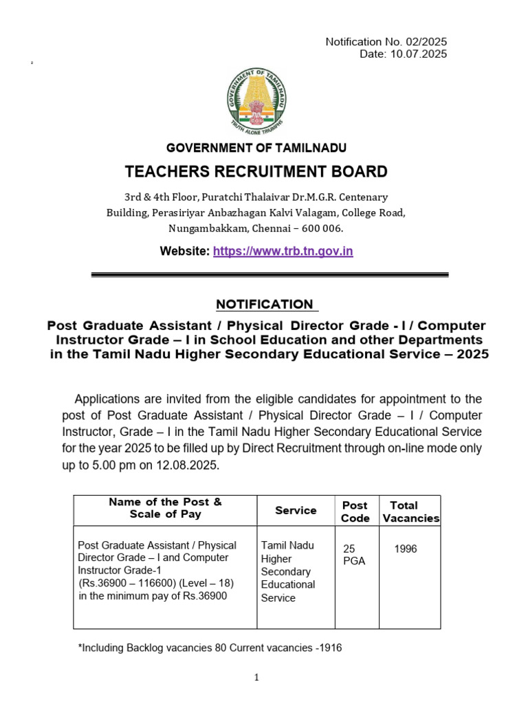 PG+Notification+Final+09 07 2025+ | PDF | Science