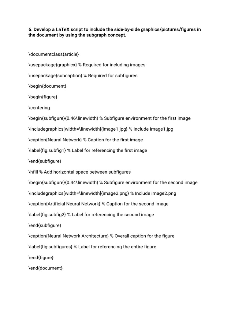 Lab Program 6 - LATEX | PDF