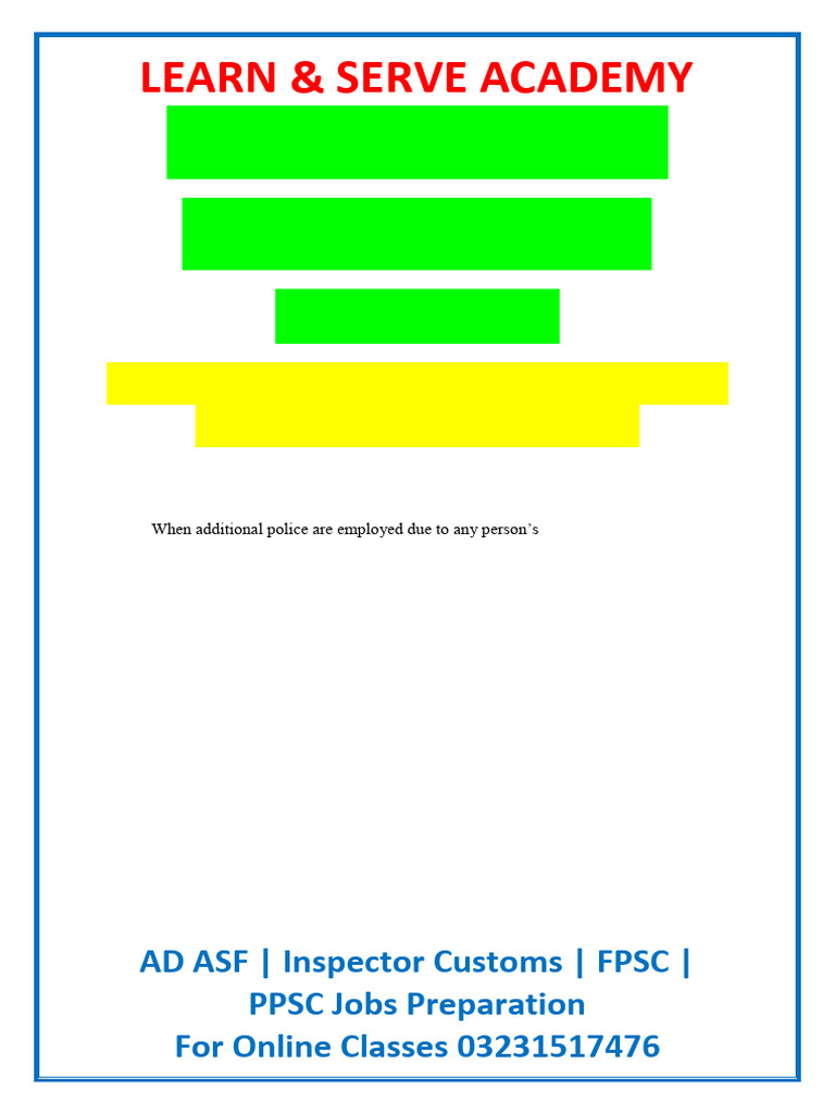 Police Order 2002: Public Order Measures | PDF | Police | Crimes