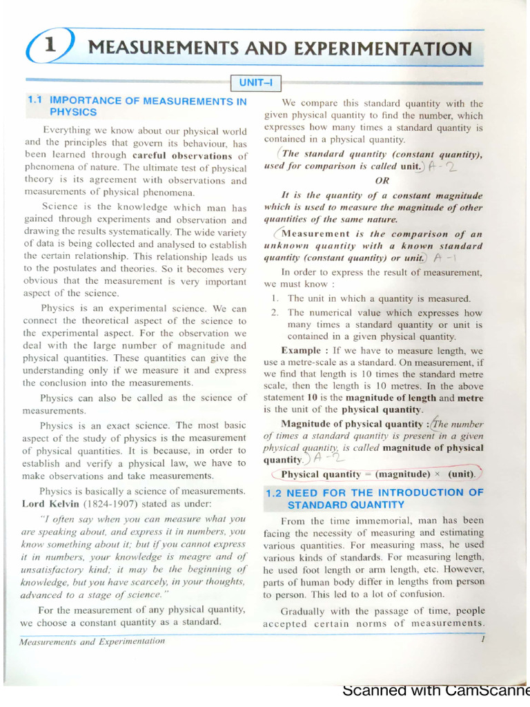9th Physics CH 1 2 3 | PDF