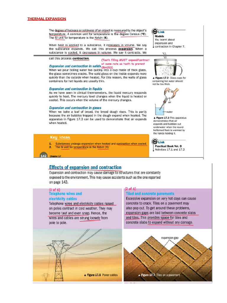 Thermal Expansion My Notes Special | PDF