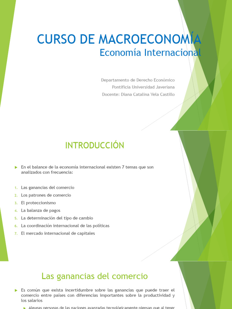 Macroeconomía y Comercio Internacional | PDF | Tipo de cambio | El ...