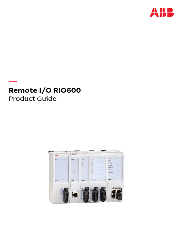 RIO600 Digital Output Module Overview | PDF | Power Supply | Relay