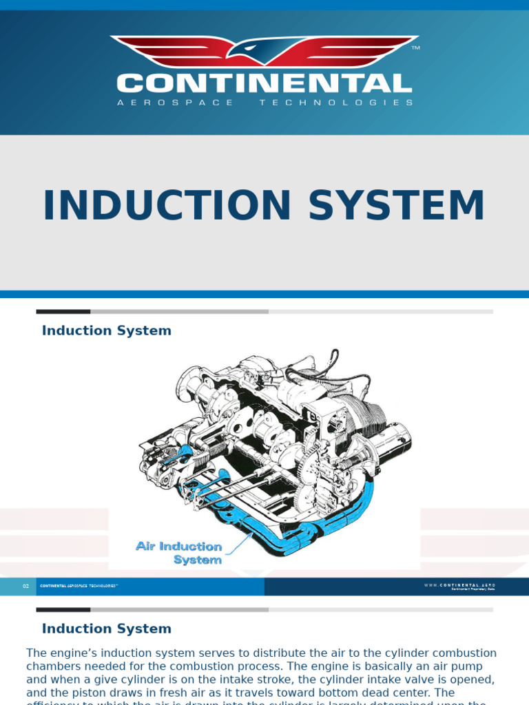 Induction Systems for Aircraft Engines | PDF | Throttle | Turbocharger