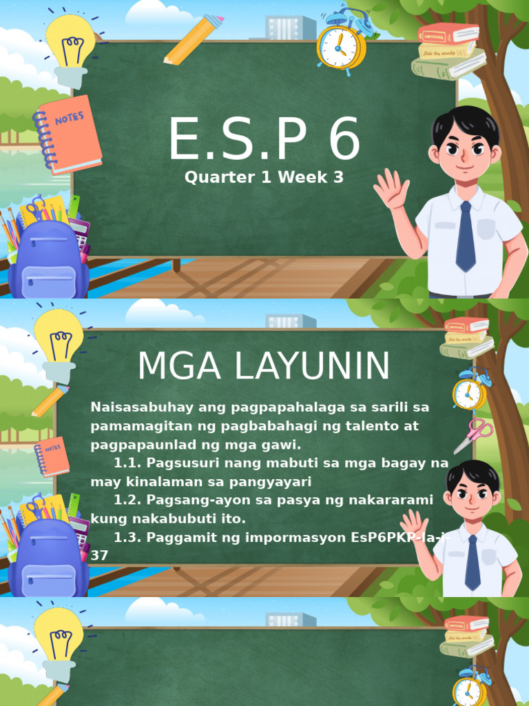 Esp Quarter 1 Week 3 | PDF