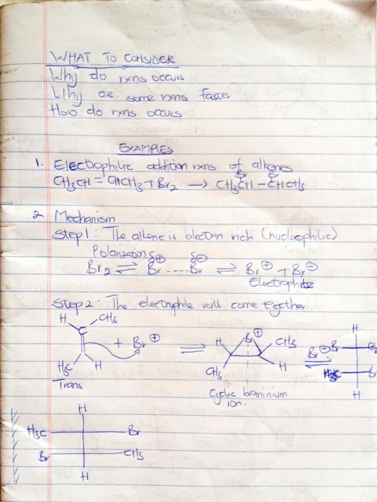 Organic RXN 1 | PDF