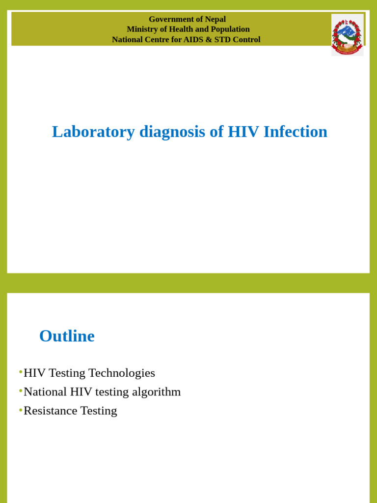 3 Laboratory Diagnosis of HIV Infection | PDF | Diagnosis Of Hiv/Aids | Hiv