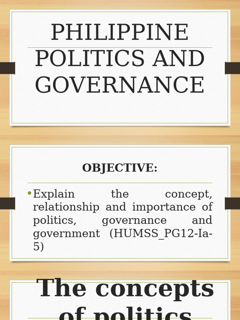 Week 1 Concept of Politics | PDF | Governance | State (Polity)