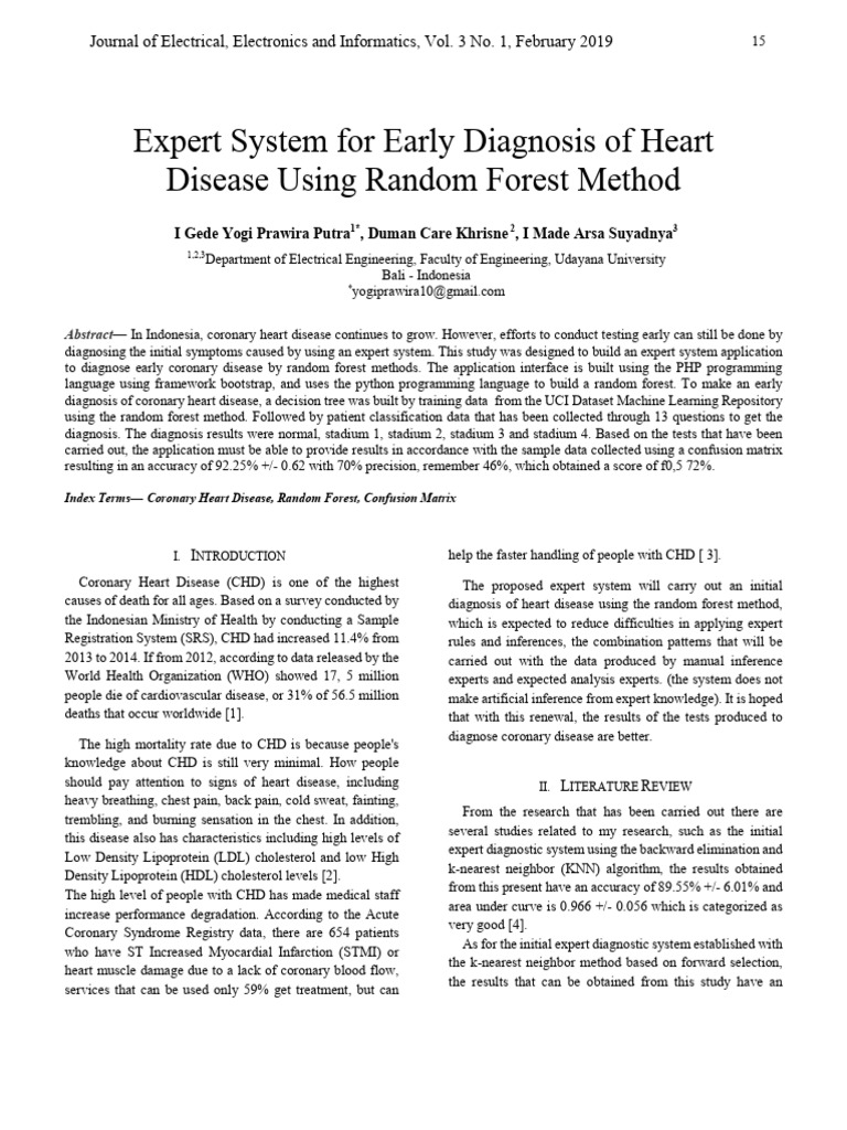 Expert System for CHD Diagnosis | PDF | Receiver Operating ...