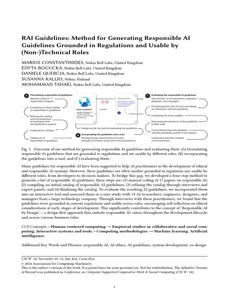 Responsible AI Guidelines Development | PDF | Artificial Intelligence ...