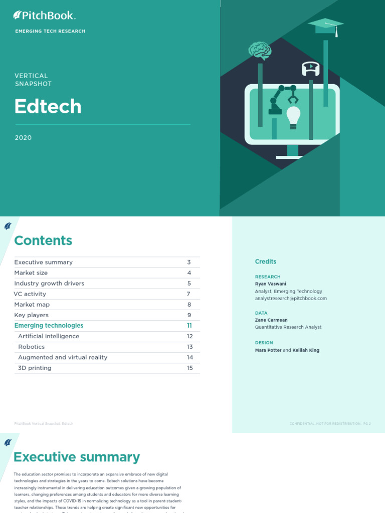 Edtech Market Insights 2020 Report | PDF | Educational Technology ...