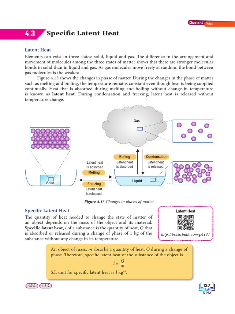 Specific Latent Heat | PDF | Latent Heat | Liquids