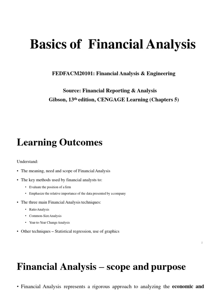 S4 (Ch5) - Basics of Analysis | PDF | Revenue | Income Statement